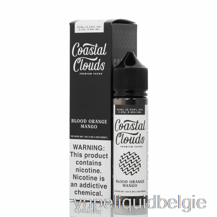 Vape Vloeistof Bloedsinaasappel Mango - Kustwolken Co. - 60 Ml 6 Mg